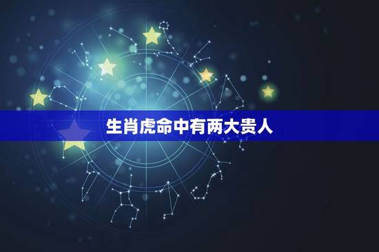 生肖虎命中有两大贵人,86年属虎的更佳贵人 生肖虎命中有两大贵人,86年属虎的更佳贵人