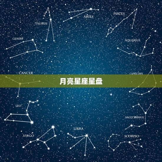 月亮星座星盘，我的星盘 太阳星座 月亮星座 具体是什么呢？