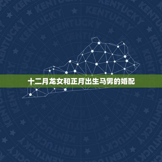 十二月龙女和正月出生马男的婚配，属龙女和数属马男婚配吗？求解答，感激！