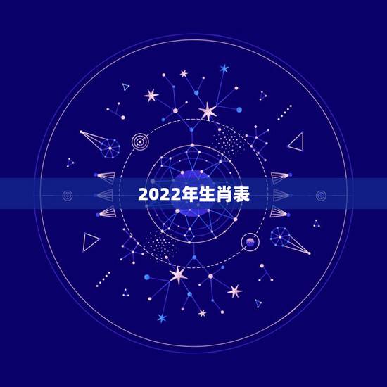 2022年生肖表，属兔人今年多大2022年属兔年龄一览表