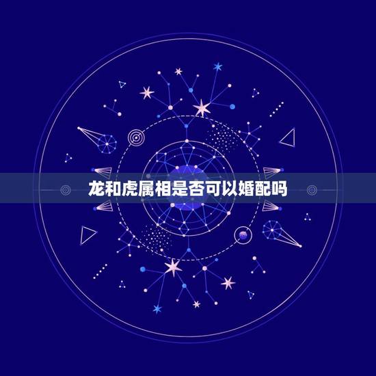 龙和虎属相是否可以婚配吗 龙和虎在一起财运好吗