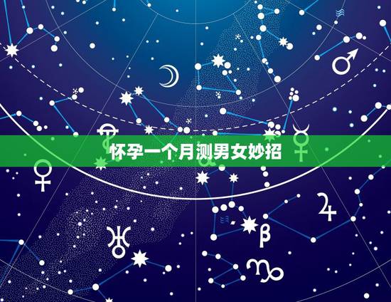 怀孕一个月测男女妙招,怀孕多久可以做药流最合适 怀孕一个月测男女妙招,怀孕多久可以做药流最合适