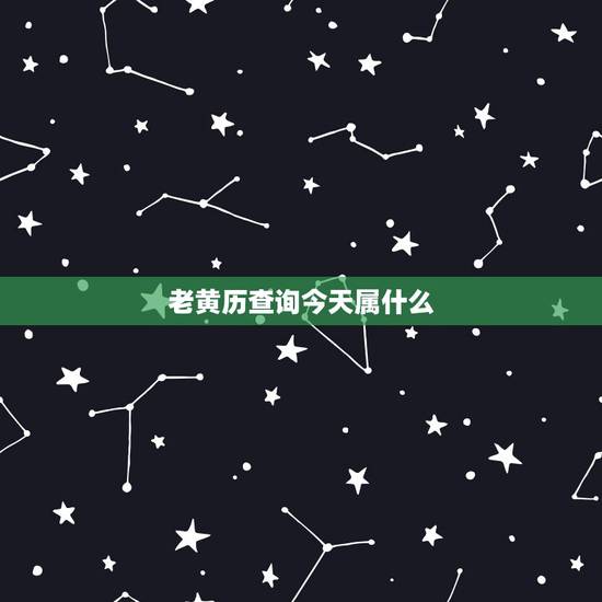 老黄历查询今天属什么，今天的黄历适合做什么