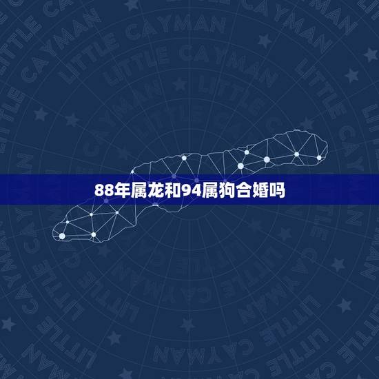88年属龙和94属狗合婚吗，属龙和属兔的合不合