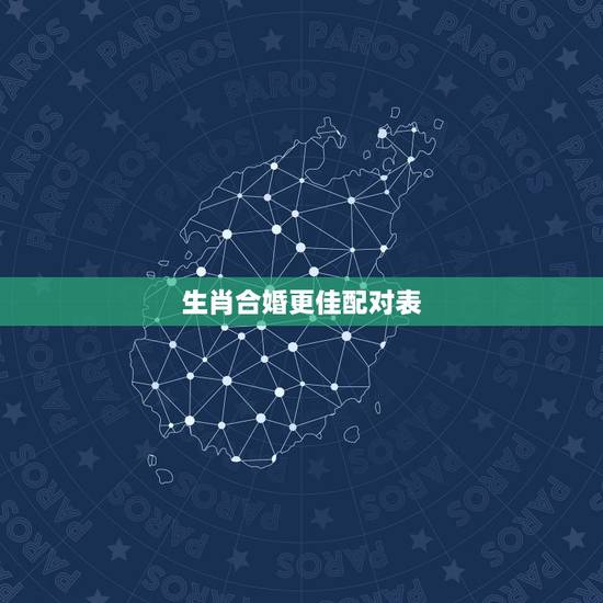 生肖合婚更佳配对表，合婚配对表图