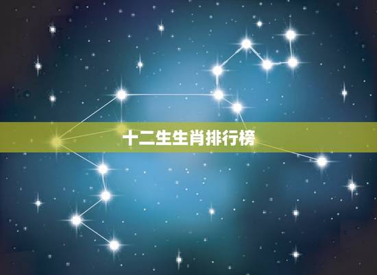 十二生生肖排行榜,十二生肖排行榜顺序 十二生生肖排行榜,十二生肖排行榜顺序