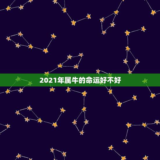2021年属牛的命运好不好，2021年属牛的运势和财运