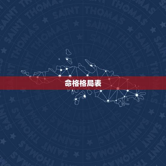 命格格局表,几种罕见的命格? 命格格局表,几种罕见的命格?