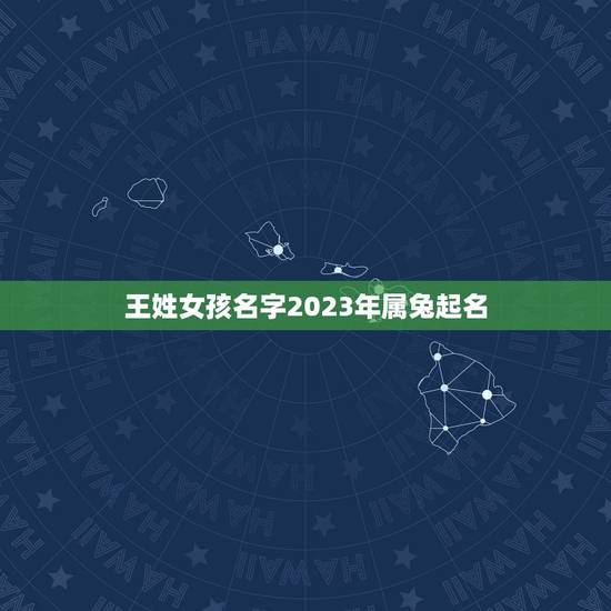 王姓女孩名字2023年属兔起名(取名方法和注意事项) 王姓女孩名字2023年属兔起名(取名方法和注意事项)