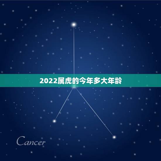 2022属虎的今年多大年龄，属兔的年龄表