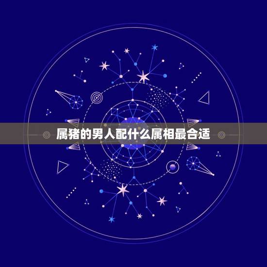 属猪的男人配什么属相最合适，属猪的男生配什么属相最好？