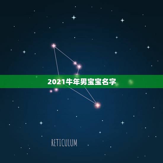 2021牛年男宝宝名字，牛年宝宝名字大全2021有寓意