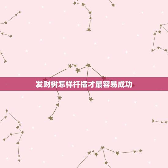 发财树怎样扦插才最容易成功，发财树有哪些繁殖方法？