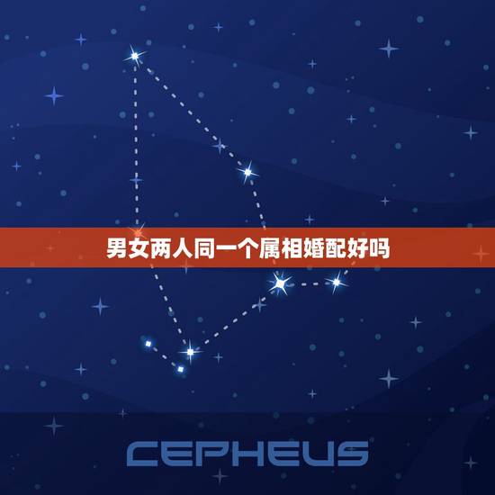 男女两人同一个属相婚配好吗，相同属相婚配吗？