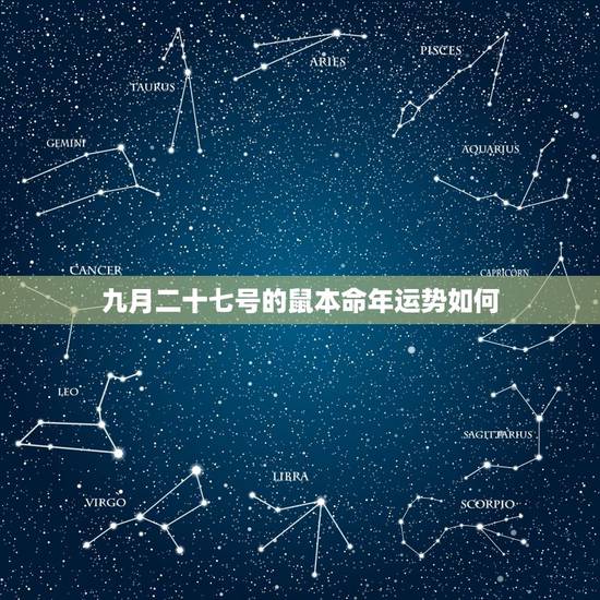 九月二十七号的鼠本命年运势如何，鼠年运势2022 年运势12生肖