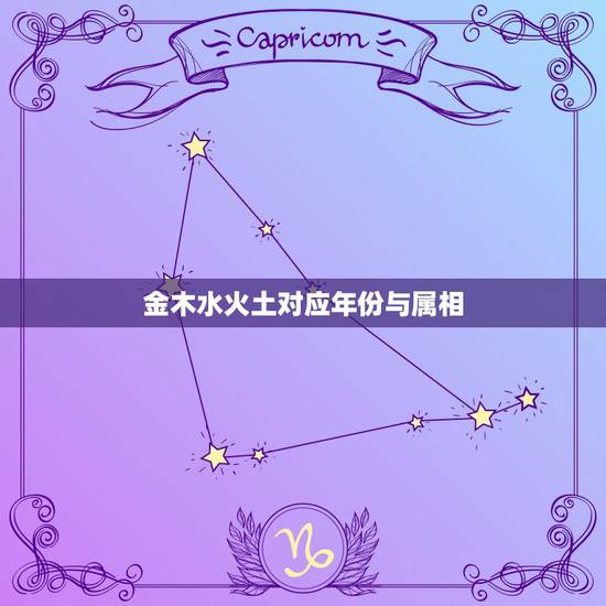 金木水火土对应年份与属相,五行:金木水火土的具体年份是什么 金木水火土对应年份与属相,五行:金木水火土的具体年份是什么