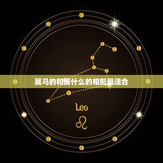 属马的和属什么的相配最适合 属马的和什么最相配 属马的和属什么的相配最适合 属马的和什么最相配
