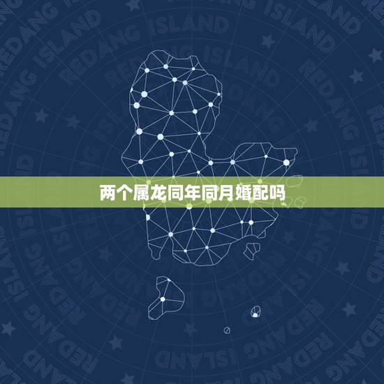 两个属龙同年同月婚配吗,俩个属龙的人相配吗? 两个属龙同年同月婚配吗,俩个属龙的人相配吗?