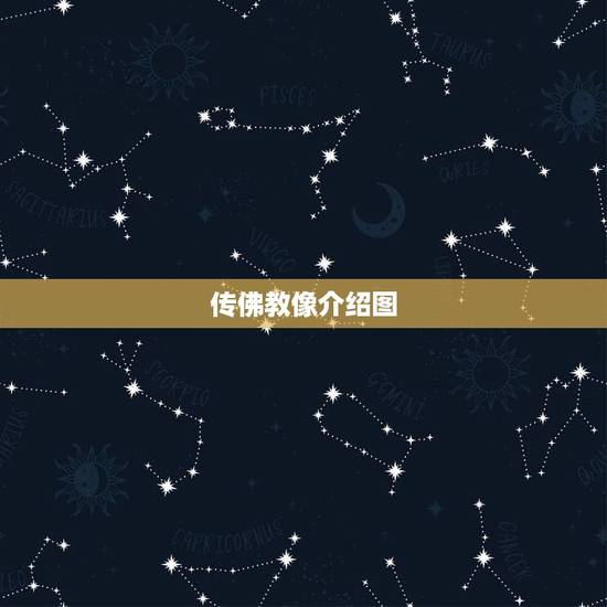 传佛教像介绍图，传佛教主要供奉那个佛相