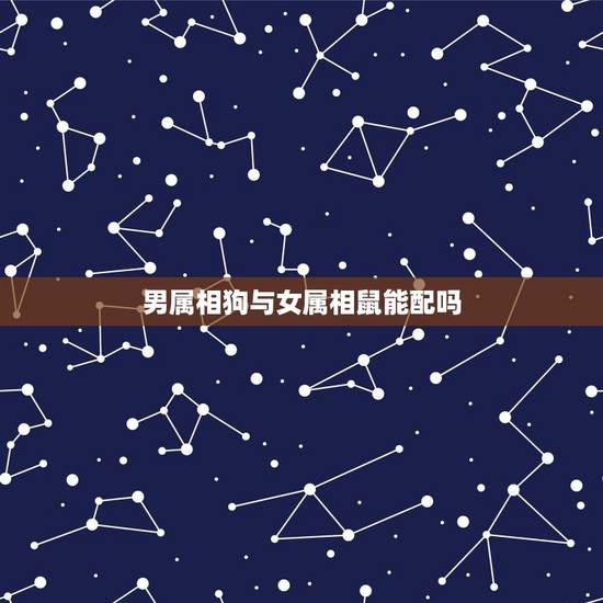 男属相狗与女属相鼠能配吗,男属狗女属鼠相配吗 男属相狗与女属相鼠能配吗,男属狗女属鼠相配吗
