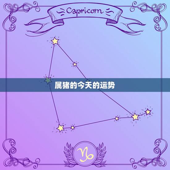 属猪的今天的运势,属猪的今年的财运 属猪的今天的运势,属猪的今年的财运