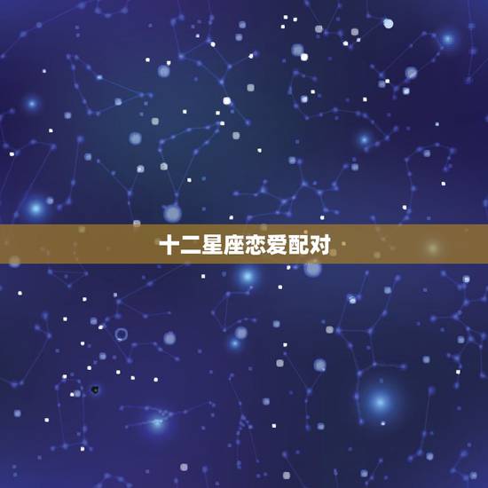 十二星座恋爱配对,十二星座配对情侣 十二星座恋爱配对,十二星座配对情侣