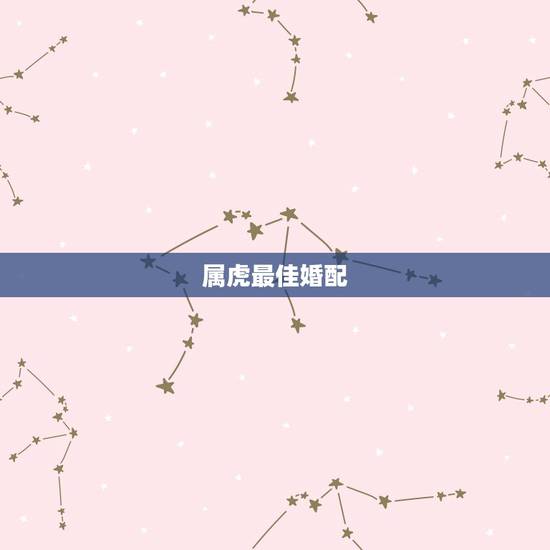 属虎最佳婚配，属虎的最佳配对属相是什么？