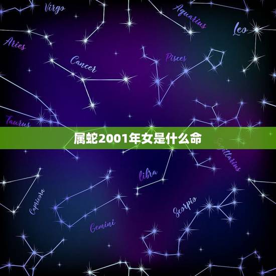 属蛇2001年女是什么命，53年属蛇生什么命