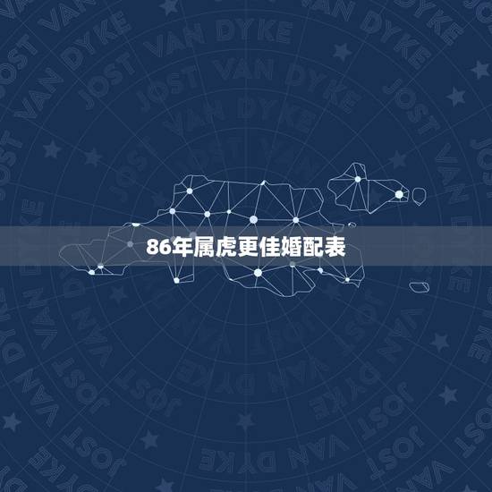 86年属虎更佳婚配表,86年属虎的和什么属相最配 86年属虎更佳婚配表,86年属虎的和什么属相最配