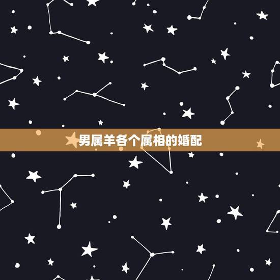 男属羊各个属相的婚配,属羊男和什么属相最配 男属羊各个属相的婚配,属羊男和什么属相最配