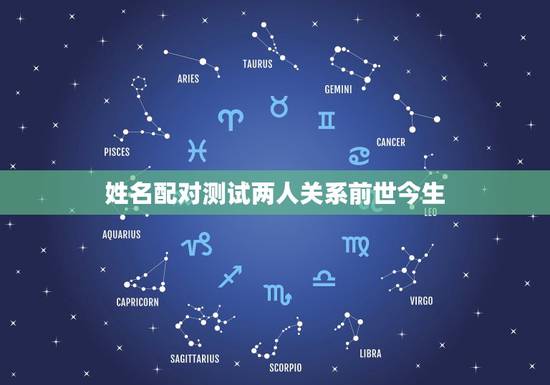 姓名配对测试两人关系前世今生，姓名配对测试两人关系前世今生的淮建立和霍