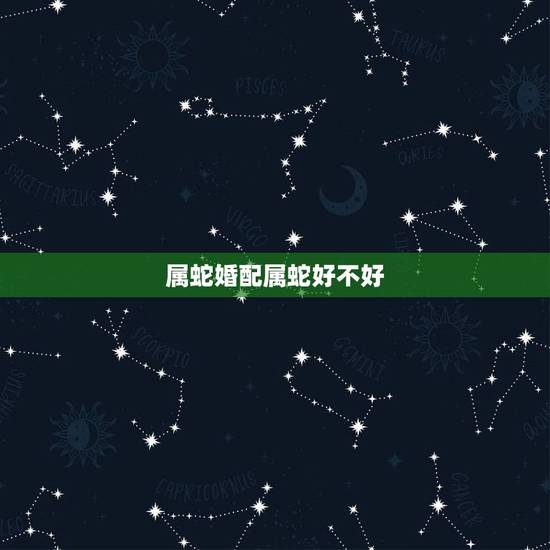 属蛇婚配属蛇好不好,属蛇男和属蛇女相配吗 属蛇婚配属蛇好不好,属蛇男和属蛇女相配吗