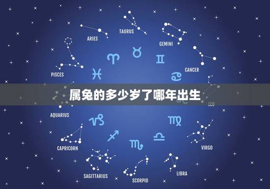 属兔的多少岁了哪年出生，兔年是哪几年生的多少岁