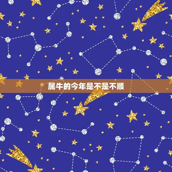 属牛的今年是不是不顺