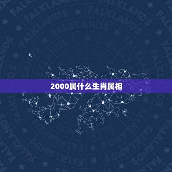 2000属什么生肖属相，2000年出生的，是属什么的？
