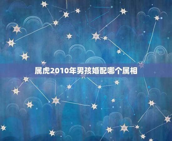 属虎2010年男孩婚配哪个属相，属虎的属相婚配表