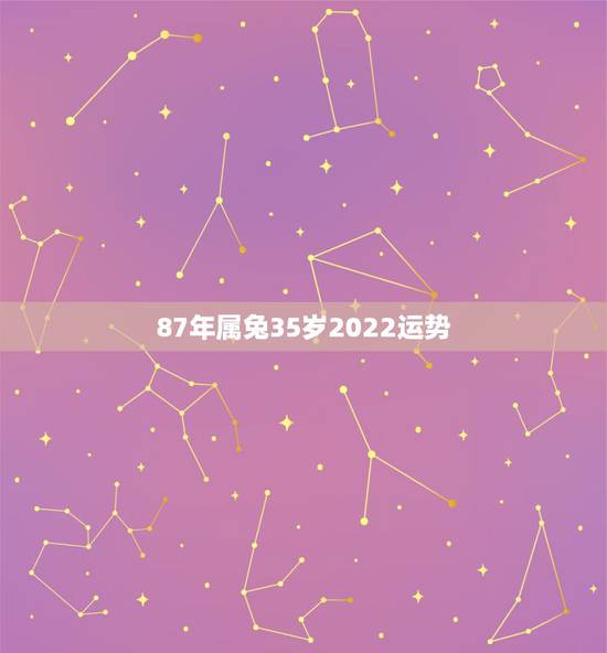 87年属兔35岁2022运势 生肖兔2022年运势及运程 87年属兔35岁2022运势 生肖兔2022年运势及运程