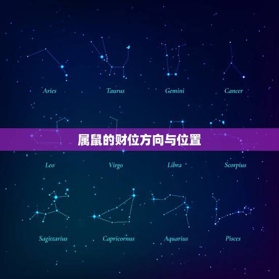 属鼠的财位方向与位置，属鼠人更佳方位