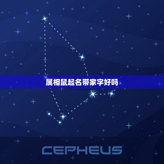 属相鼠起名带家字好吗，属鼠取名要用什么部首好