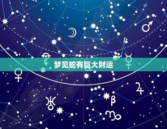 梦见蛇有巨大财运,梦见一条非常大的蛇, 梦见蛇有巨大财运,梦见一条非常大的蛇,