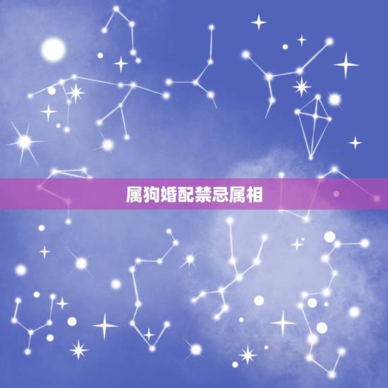 属狗婚配禁忌属相，属狗的和什么属相最配最合适呢 属狗的婚配禁忌