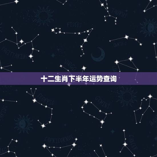 十二生肖下半年运势查询,十二生肖每月运势详解2023 十二生肖下半年运势查询,十二生肖每月运势详解2023