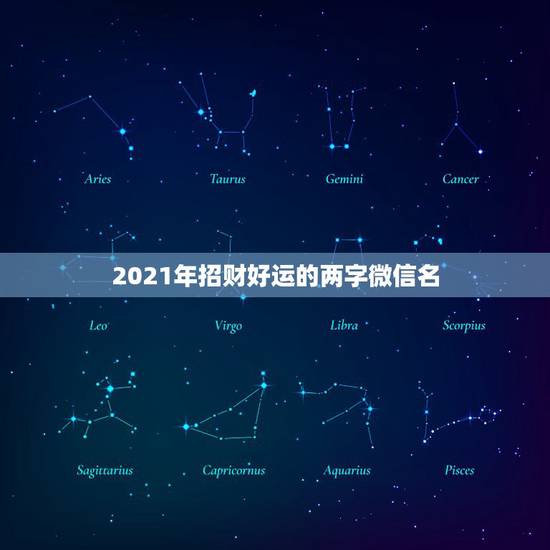 2021年招财好运的两字微信名，微信号可以登录微信吗？