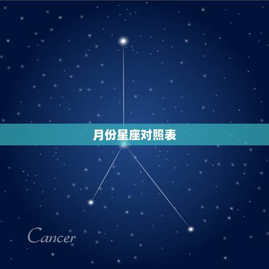 月份星座对照表,十二星座分别对应什么月份 月份星座对照表,十二星座分别对应什么月份