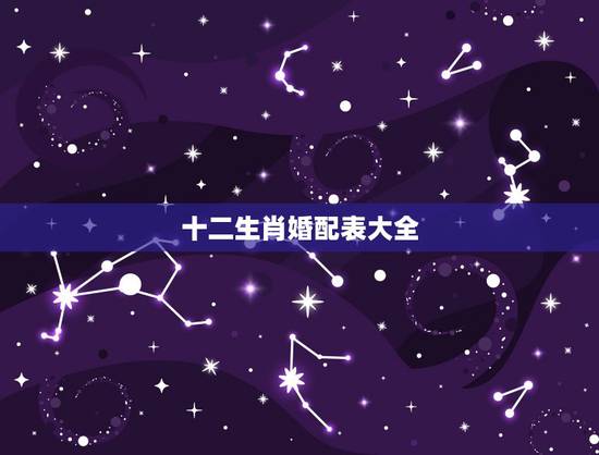 十二生肖婚配表大全,最准的12生肖配对表? 十二生肖婚配表大全,最准的12生肖配对表?