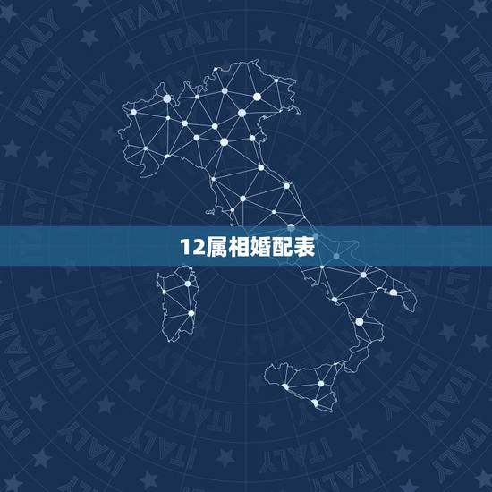 12属相婚配表，最准的12生肖配对表？