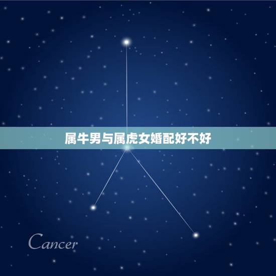 属牛男与属虎女婚配好不好，属虎的女生和属牛的男生相配吗？