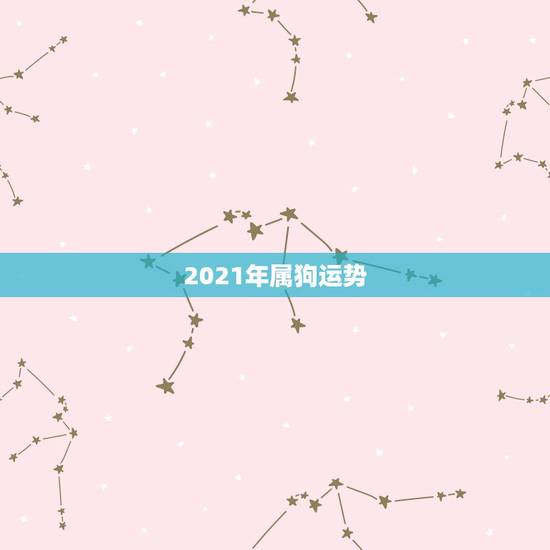 2021年属狗运势，2021属狗的全年运势