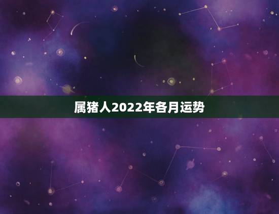 属猪人2022年各月运势,2021年属猪的全年运程 属猪人2022年各月运势,2021年属猪的全年运程