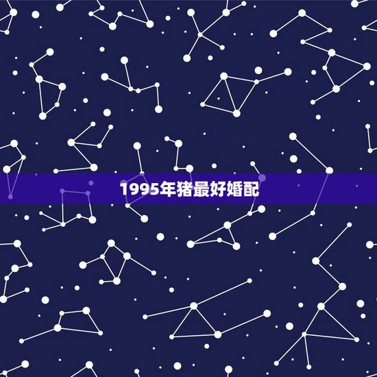 1995年猪最好婚配,1995年属猪和什么属相最好 1995年猪最好婚配,1995年属猪和什么属相最好